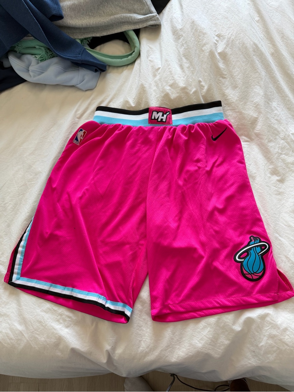 Nike Miami Heat Miami Vice Bright Pink Basketball Shorts